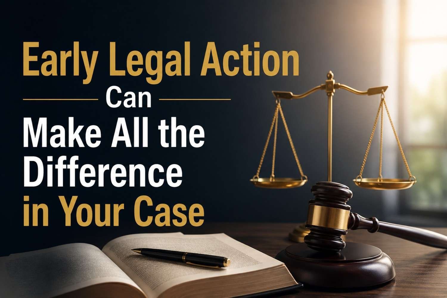 Early Legal Action Can Make All the Difference in Your Case